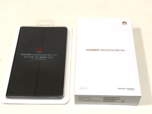 HUAWEI MediaPad M5 lite 8 Wi-Fiモデル スペースグレー 純正カバー付き