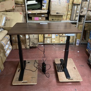 【新品】【ジャンク】高級　電動昇降テーブル 作業用 事務机