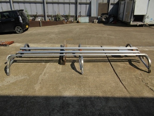 ♪30000円即決♪アルミ製フロントサイドバンパー♪4T車から外した