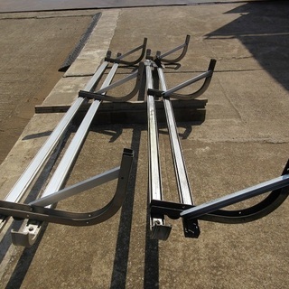 ♪30000円即決♪アルミ製フロントサイドバンパー♪4T車から外した