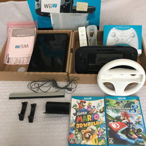 wiiU本体　プロコン　マリオカート8 スーパーマリオ3Dワールド