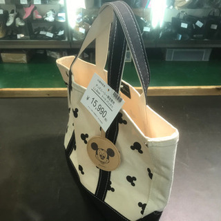 L.L.Beanコラボ ミッキー トートバッグ ディズニーリゾート30周年記念 ディズニーシー限定販売【愛品倶楽部柏店】