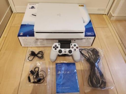 【超美品】PlayStation4 500GB グレイシャーホワイト