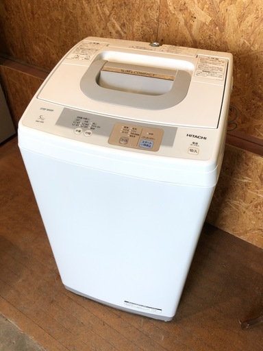 【管理KRS184】HITACHI 2012年 NW-H50 5.0kg 洗濯機