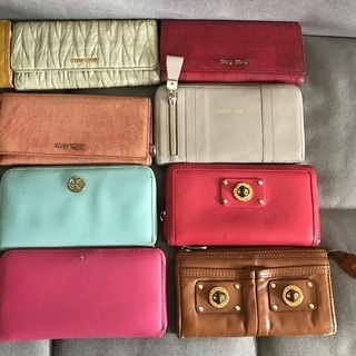 ブランド長財布12コSETで10000円 miumiu COACH トリーバーチ マークバイ シーバイクロエ ケイトスペード ブランド長財布12コSETで10000円 miumiu COACH トリーバーチ