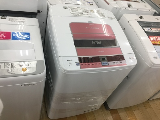 安心の6ヶ月保証付き！HITACHI　2015年製　全自動洗濯機7.0㎏　【トレファク岸和田店】