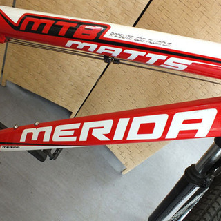訳あり大特価！メリダ 【マウンテンバイク】 37cm アルミ MATTS 赤