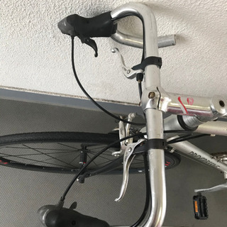 クロモリロードバイク シルバー