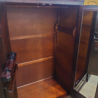 【店舗同時販売中】北海道民芸　ＲＵ22　引き出し付洋服タンス