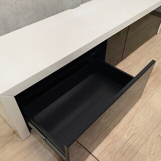 3*147 テレビボード クアトロ 幅165 白 ホワイト TVボード テレビ台 収納チェスト