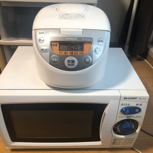 電子レンジ 炊飯器 セット