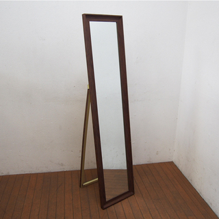 木製 姿見 鏡 おしゃれ 幅34 高さ152cm (CA57)