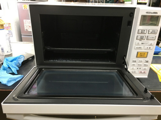 美品 2017年製 Panasonic パナソニック 23L オーブンレンジ エレック NE-MS234-W