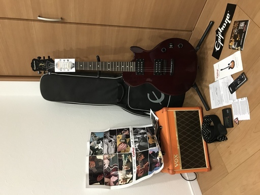 エピフォン エレキギター スペシャル2 アンプ付き 美品 付属品あり