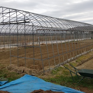 宮城県 農業用 ビニールハウス 5棟有り 1棟から売ります ビニール無し