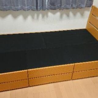 ニトリ シングルベッド フレーム2台セット