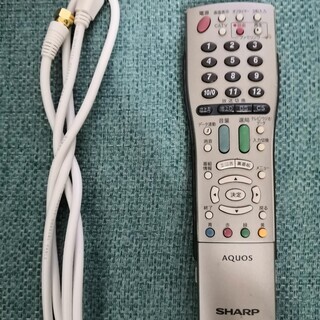 テレビ 【テレビ台・リモコン・アンテナケーブル付】SHARP 37V型 液晶 