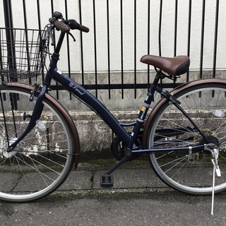 ＜美品＞丸石サイクル・LUEED・27インチ自転車・シマノ6段変速・LEDライト