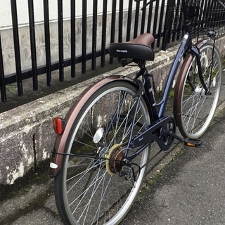 ＜美品＞丸石サイクル・LUEED・27インチ自転車・シマノ6段変速・LEDライト