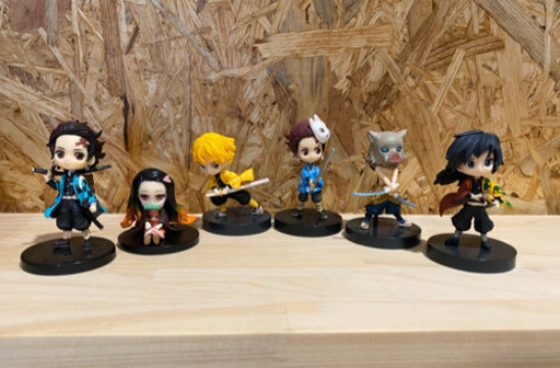 値段見直し 鬼滅の刃フィギュア6体セット子供も大人も大喜び 林田エコマイハウス 紀伊小倉のおもちゃの中古あげます 譲ります ジモティーで不用品の処分