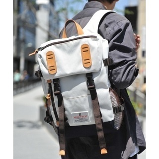 MAKAVELIC TRUCKS DOUBLE BELT ポイントレザー デイパック