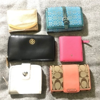中古ブランド財布12コSETで10000円COACHシーバイクロエフェラガモmiumiu