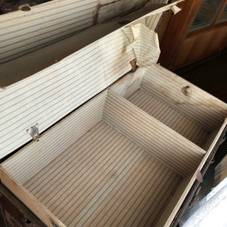 値引き！古物の船トランク！アンティークとしていかがですか。