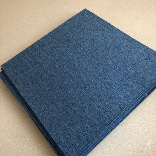 カーペット 50×50 ブルー　15枚セット