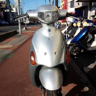 NO.3196　レッツ４Ｇ　４サイクルエンジン　フューエルインジェクション　盗難防止警報アラーム付き　シルバー　☆彡 NO.3196 レッツ4G 4サイクルエンジン フューエルインジェクション