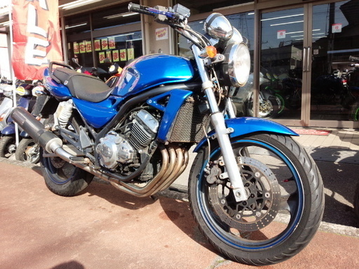 NO.3199　バリオス－２（ＢＡＬＩＵＳ－Ⅱ）　水冷４サイクル１６バルブ４気筒２５０ｃｃ　ＷＲ’Ｓマフラー　ブルーメタリック　☆彡