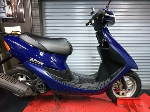 ドライブベルトを交換しました！東京都板橋区高島平から　希少カラー青　AF34　ライブディオ3型の最終型シャッターキー付きモデル　 整備済みでそのまま乗れます２スト２サイクル　原付き　原チャリ　50cc　スクーター 　安い　お買い得 ドライブベルトを交換しました！東京都板橋区高島平から 希少カラー青