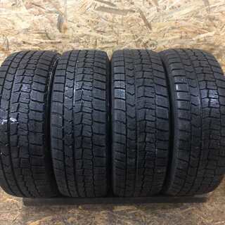 DUNLOP WINTER MAXX WM02 215/60R16 16インチ スタッドレス 4本 2016年製 バリ溝 マークX ティアナ グランディス等　(TE269) クレジットカード QR決済可能