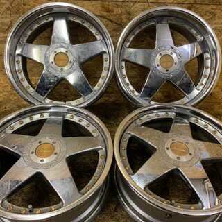 Weds kranze ウェッズ クレンツェ 社外 マルチ 17インチ 4本 8J4/5HPCD114.3約+25 x2 7J5HPCD114.3約+22 x2 希少　(VHI66) クレジットカード QR決済可能