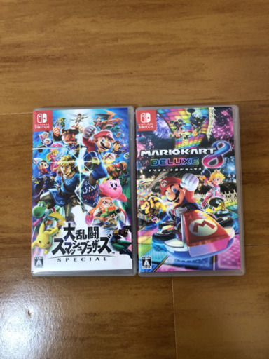 スマッシュブラザーズとマリオカート NintendoSwitch