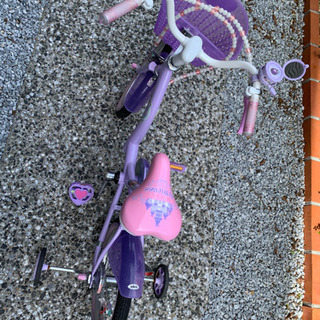 プリンセス ソフィア 自転車 商談中】 ヘルメット付き 自転車 18インチ