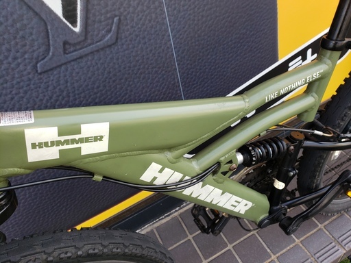 HUMMER　ハマー　 MTB　マウンテンバイク DH2618-ALPHA マットグリーン　フルサスペンション　26インチ