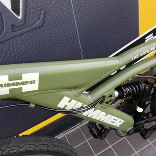 HUMMER　ハマー　 MTB　マウンテンバイク DH2618-ALPHA マットグリーン　フルサスペンション　26インチ