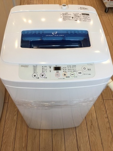 【安心6ヶ月保証付】Haier 全自動洗濯機 JW-K42H 2015年製【ﾄﾚﾌｧｸ桶川店】