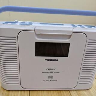 TOSHIBA 防水CDクロックラジオ  TY-CDB5(W)

