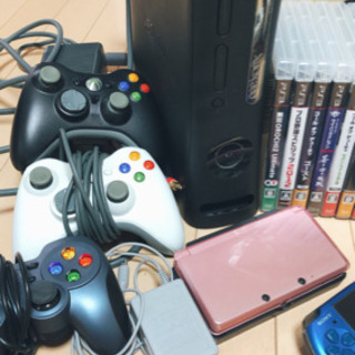 PS3 XBOX360 3DS PSP 3台 カセット21本 セット！