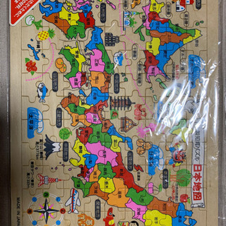 木製知育パズル日本地図