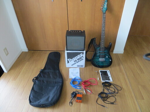 Ibannes エレキギター N427 + アンプ とセット