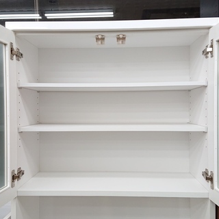 ☆ スリム レンジボード ホワイト 食器棚☆80×42×200☆配達可能 買取 