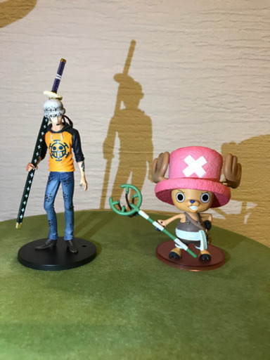 5月末まで値引き中 ワンピース ローとチョッパーのフィギュアセット ひろ 磯ノ浦のフィギュアの中古あげます 譲ります ジモティーで不用品の処分