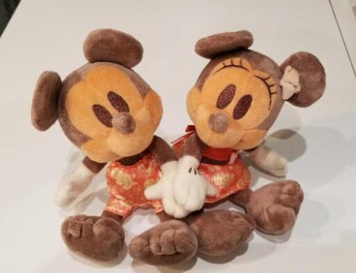 ミッキーマウス ミニーマウス ぬいぐるみセット ペアぬいぐるみ リサイクル 原宿のおもちゃの中古あげます 譲ります ジモティーで不用品の処分