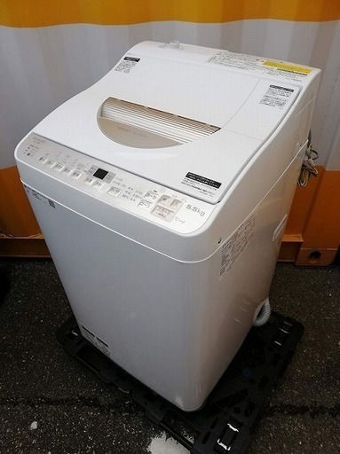 ◼️決定済■2018年製■SHARP タテ型洗濯乾燥機「洗濯5.0kg /乾燥3.5kg 」ゴールド系 ES-TX5B-N