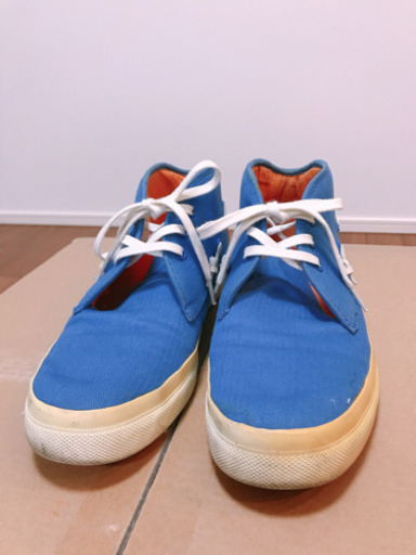 ラコステスニーカーハイカットブルー ゆっしっし 桜木町の靴の中古あげます 譲ります ジモティーで不用品の処分