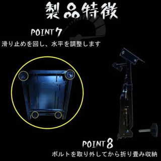 新品 未使用】レーシングホイールスタンド ハンコンスタンド