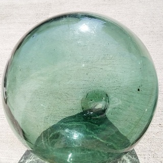 浮き球(ガラス) ガラス球 浮き玉 直径約36cm 1個(濃いグ...