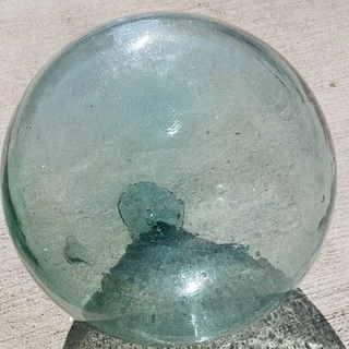 浮き球(ガラス) ガラス球 浮き玉 直径約36cm 1個 (淡い...